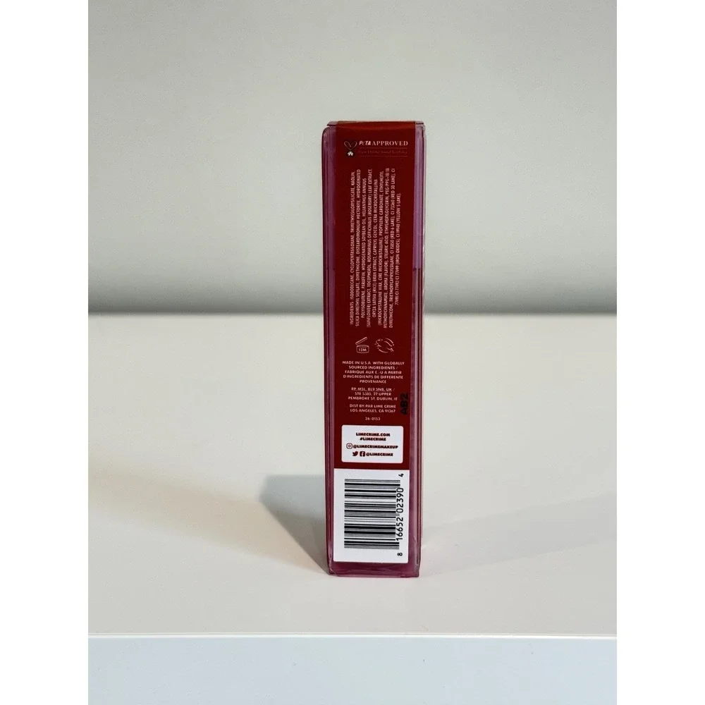 Lime Crime Pumpkin Latte Plushies Soft Focus Lip Veil Liquid Lipstick New in Box
